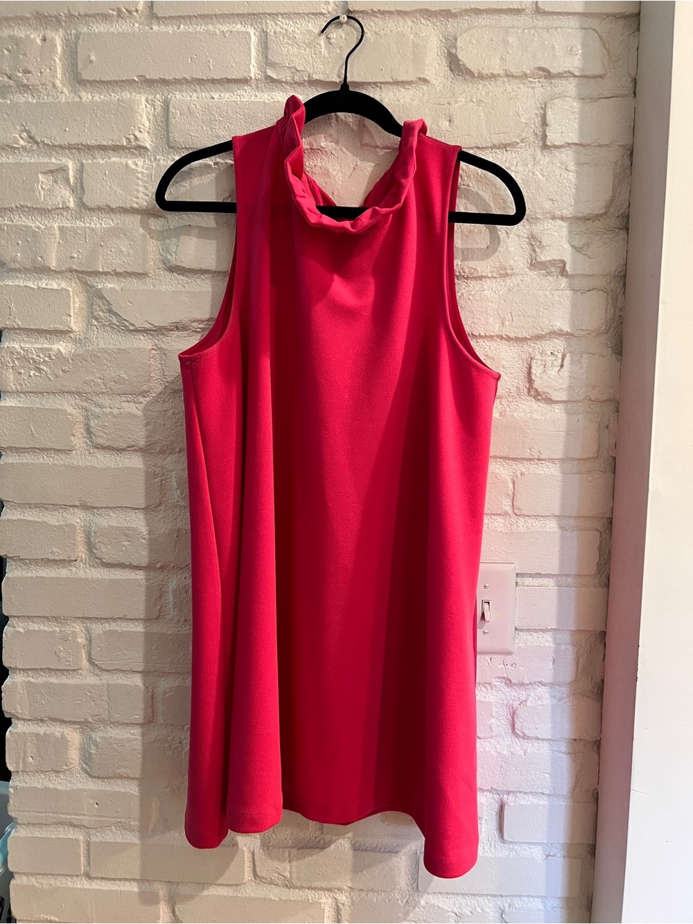 Pomander Place Sleeveless Cowl-Neck Mini Dress in Pink